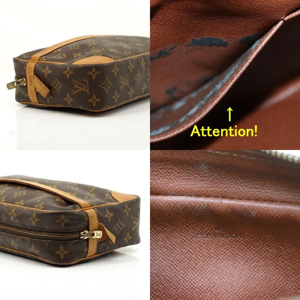 Auth Louis Vuitton Compiegne 28 Clutch #3483L83 - Picture 7 of 10